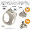 Vest Harness curli Clasp Air-Mesh Light-Tan L