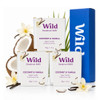 Wild Aluminum Free Natural Deodorant Refills - Coconut & Vanilla - Women & Men's - Fits Wild Refillable Case - 24 Hour