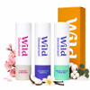 Wild Pack of 3 Aluminum Free Mini Deodorants - 98% Natural Origin Ingredients - Trial Size Great for Vacation & Travel