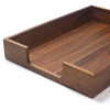 Wood Letter Tray, Acacia Wood Desk Tray, Wooden Desk Organizer, A4 Paper, Document, File, Mail, Magazine Storage