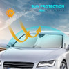 XHRING Car Windshield Sun Shade Sunshade Compatible with Lexus IS250 is 350 F Sport IS350 IS300 IS460 is 250 300 Sedan