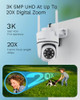 FOSCAM PD5 3K Outdoor WiFi Camera, 2.4G/5G Auto Track Zoom with AI