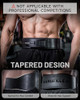 MANUEKLEAR Tapered Lever Weight Lifting Belt, 10MM Quick Locking Lever Belt Weightlifting Men, Lifting Belt Lever for