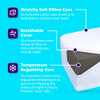 Pillow Cube Side Cube - 5" Cube Pillows for Side Sleepers, Cooling Memory Foam Pillows for Neck and Shoulder Pain -
