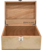 Blake & Lake Wooden Storage Box with Hinged Lid and Locking Key- Large Keepsake Box with Lock - Wood Chest with Matte