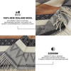 Cozy Blankets | Wool Blanket/Throw | 100% New Zealand Wool | Perfect for Home and Outdoors | Virgin Wool Throw with