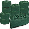 12 Pcs Water Barrier 5 ft x 6.5 Inch Flood Barriers for Home Reusable Absorbent Flooding Prevention Barriers Sandless