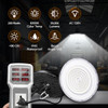 Yihuven 4 Pack UFO LED High Bay Light 200W 6000K 30000lm, Plug&Play, ETL