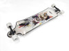MINORITY Downhill Maple Longboard | 40-inch Drop Trough Deck | Made for Cruising Urban Commuting Ride (Kitty)