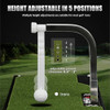 PGM Golf Swing Trainer - Golf Training Equipment with 5 Adjustable Height - Pure Path Swing Practice Mat Training Aid