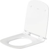 Duravit DuraStyle Toilet Seat 14 1/8" x 17 ", with Slow Close, Removable Seat, Stainless Steel Hinges, White High