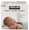 Kirkland Signature Diapers Size 1 Quantity 192