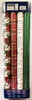 Kirkland Signature 4 Roll Christmas Gift Wrap 180 sq ft Total Poinsettia/Plaid/Off White/Green