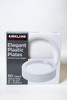 Kirkland Signature Elegant Plastic Plates Premium Heavy Weight Size ( 7.5 /10.25 ) 50Count