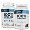 Transparent Labs Grass-Fed Whey Protein Isolate (30 Servings, Milk Chocolate) & Grass-Fed Whey Protein Isolate
