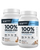 Transparent Labs Grass-Fed Whey Protein Isolate (30 Servings, Chocolate Peanut Butter) & Grass-Fed Whey Protein Isolate