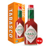 Tabasco Brand Original Red Pepper Sauce Hot 12 Oz Glass Bottle 1 Pack