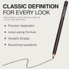 Palladio Wooden Eyeliner Pencil Thin Pencil Shape Easy Application Firm Yet Smooth Formula Perfectly Outlined Eyes Contour And Line Long
