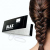Blax Clear Hair Elastics Transparent Snag Free Hair Ties 4Mm 8 Count