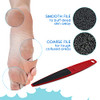 Flowery Original Swedish Clover Red Foot File Stainless Steel Pedicure Foot Scrubber 60 Per 100 Grit