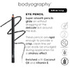 Bodyography Cream Eye Pencil Black Walnut Dark Brown Wooden Eyeliner For Eyes And Eyebrows Long Lasting Cruelty Free Coconut Oil Cosmetic
