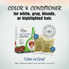 Light Mountain Henna Hair Color And Conditioner Color The Gray Red 2 Step Chemical Free Semi Permanent For White Gray And Blonde Hair Plus 4