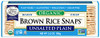 Edward And Sons Organic Brown Rice Snaps Crackers Unsalted 3.5 Oz