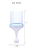 Cricket Friction Free Pick Comb Wide Tooth Design For Detangling Adding Volume And Shine Reduces Friction And Damage Non Slip Handle For