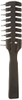 7 Rows Vent Hair Stylist Brush Black By Scalpmaster