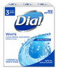 Dial White Deodorant Soap Bars 4 Ounce 3 Count