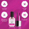 Model In A Bottle Eyebrow Sealer With Mascara And Brush Applicator Waterproof Smudge Proof Long Lasting Eyebrow Gel Topcoat For Flawless All