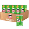 Pringles Potato Crisps Chips Lunch Snacks Office And Kids Snacks Grab N Go Sour Cream And Onion 1.88 Pounds 12 Cans