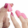 Nail Savers 10 Finger Tips Pink Nail Protection Uv Tanning Beds 1 Bag