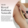 Kitsch Dry Brushing Body Brush for Lymphatic Drainage- Soft Bristles - Dry Brush to Remove Dry Skin and Improves Blood Circulation, Body Exfoliator S