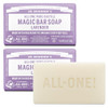 Dr. Bronner S Pure Castile Bar Soap For Men And Women Lavender 5 Oz 2 Pack