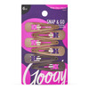 Goody Snap And Go Metal Contour Clips 6 Count Brunette Snap Clips Suitable For All Hair Types Pain Free Hair Accessories For Women Men And