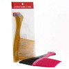 Annie Salon Style Jumbo Rake Comb 3 Wide Teeth For Styling Detangeling And Cutting Hair Bone Color