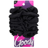 Goody Ouchless Jersey Scrunchies 8 Ct Black Damage Free Dentless And Secure Hold Ties Gentle Hair Accessories For Women And Men All Day