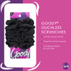 Goody Ouchless Jersey Scrunchies 8 Ct Black Damage Free Dentless And Secure Hold Ties Gentle Hair Accessories For Women And Men All Day