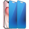 2 Pack Matte Anti-Blue Privacy Tempered Glass for iPhone 14 Pro Max /15 Plus/iPhone 16 Plus Anti-glare Anti-Spy Screen Protector Film Gradient Blue