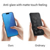 2 Pack Matte Anti-Blue Privacy Tempered Glass for iPhone 14 Pro Max /15 Plus/iPhone 16 Plus Anti-glare Anti-Spy Screen Protector Film Gradient Blue