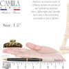 Camila Paris Mp30 French Small Hair Clips For Women 2.5 Inch Mini Claw Clips Yellow Girls Hair Claw Clips Fashion Styling Accessories Strong