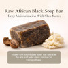 Halaleveryday 5 Lb African Black Soap Bar From Ghana With Shea Butter