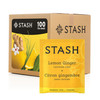 Stash Lemon Ginger Herbal Tea 100 Bags Bulk Pack Caffeine Free