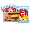Seneca Caramel Apple Chips Made From Fresh Apples 100 Percent Red Apples Yakima Valley Orchards Crisped Apple Perfection Foil Lined