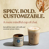 Blue Lotus Chai Traditional Masala Chai Makes 100 Cups 3 Ounce Masala Spiced Chai Powder With Organic Spices Instant Indian Tea No Steeping