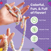 Smarties Candy Necklace Bulk Candy Individually Wrapped Gluten Free And Vegan Fruit Flavored Hard Candy On Stretch String Perfect Party