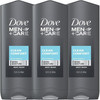 Dove Men Plus Care Body And Face Wash Clean Comfort 13.50 Oz Pack Of 3 2.16 Lb