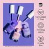 Duri Nail Polish 347 Amethyst Violet Shimmer Full Coverage Glossy Metallic Finish Quick Drying Lasting New Brus 0.45 Fl Oz Cosmetics