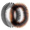 Scunci Effortless Beauty Stretch Hair Combs. Tortoise Opaque White And Black. 3 Packs